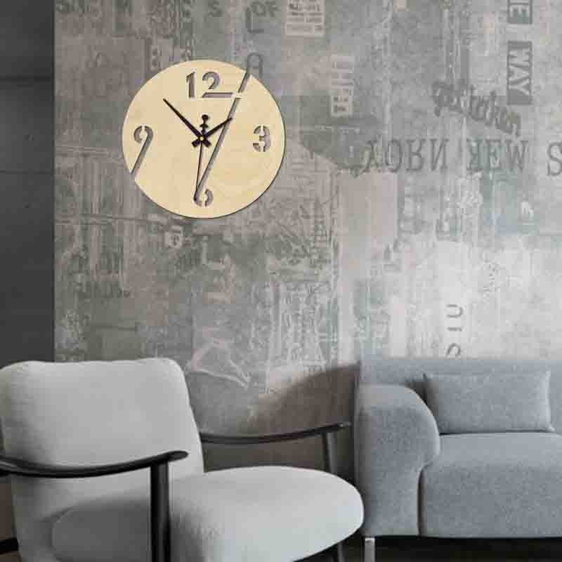Sentop - Modern wall clock ARON PR0354 also black