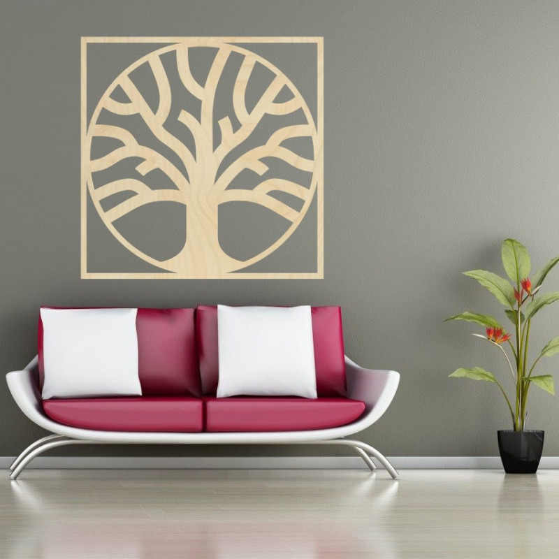 Sentop - Modern painting on the wall plywood - wooden decoration MOARKO