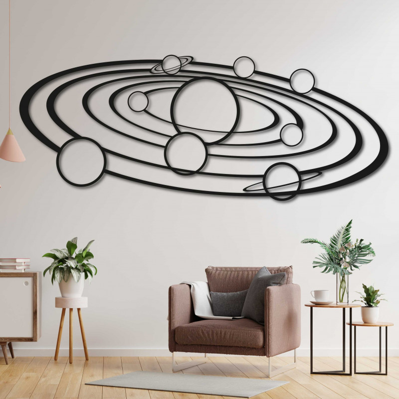 Modern  wooden wall decor solar system -  SOLAR | SENTOP