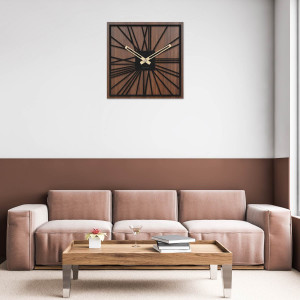 Wooden wall clock - Sentop | HDFK031 | wenge nut