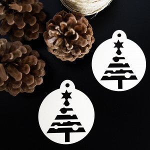 Dimensions of ornaments, Christmas decorations, wood accessories, wood or plastic decorations