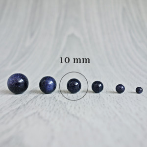 Aventurine blue - bead mineral - FI 10 mm