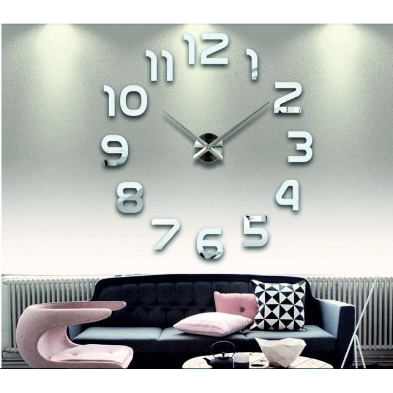 Wall clock Gitara modern goggle mirror clock DIY GITARA